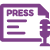 Press Icon-Purple